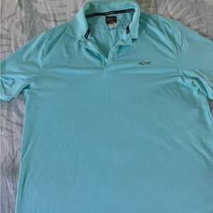 Greg Norman Blue Polo Shirt Classic Design